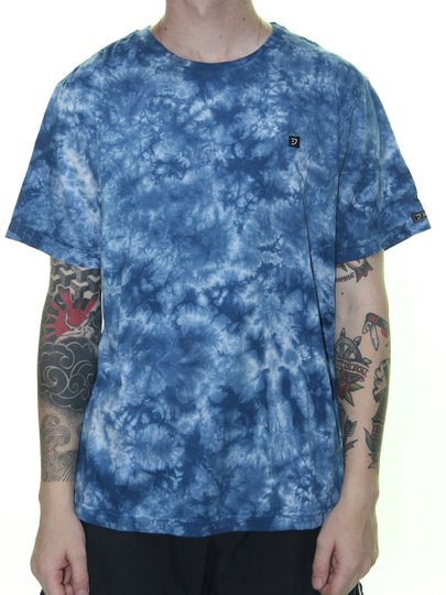 Camiseta Masculina Juicy Light Manga Curta - Azul/Tie Dye