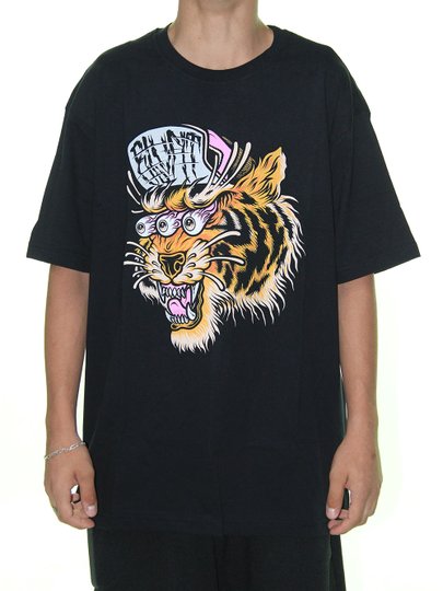 Camiseta Masculina Blunt Tiger Manga Curta - Preto