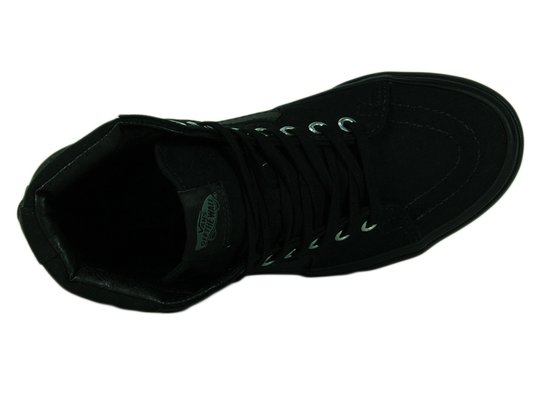 Tênis Feminino Vans Sk8 Hi Mono Cano Longo - Black/Black