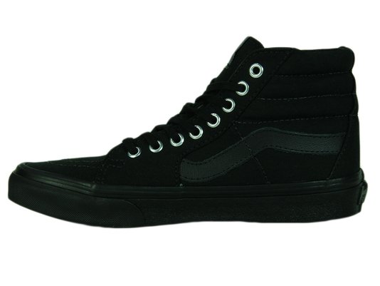 Tênis Feminino Vans Sk8 Hi Mono Cano Longo - Black/Black