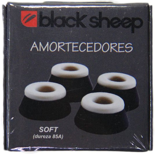 Amortecedor para Skate Black Sheep Medium 90A- Preto/Branco