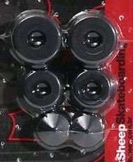 Amortecedor Skate Black Sheep para Trucks Barril com Chupeta - Preto