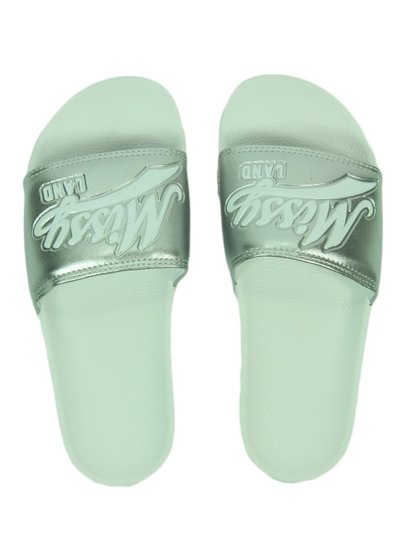Chinelo Feminino Missy Silver - Branco/Prata