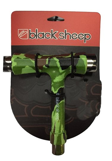 Chave t Skateboards  Black Sheep Socket 3/8  ½  9/16 - Verde Camuflado