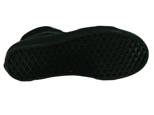 Tênis Feminino Vans Sk8 Hi Mono Cano Longo - Black/Black