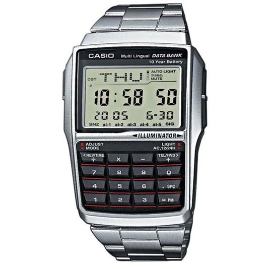 Relógio Casio Vintage DBC-32D-1ADF Digital - Prata