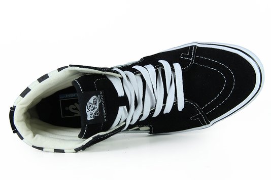 Tênis Masculino Vans SK8 Hi Lite - Checker Board/Black White