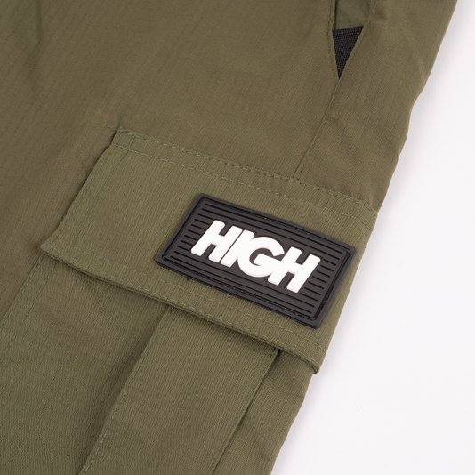 Bermuda Masculina para Passeio High Cargo Shorts - Verde Musgo