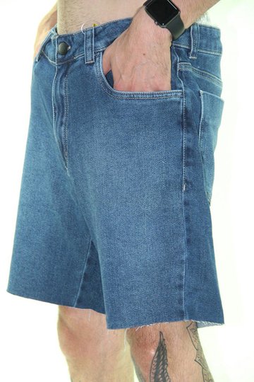 BERM PAS SESSION JEANS CLASSIC TORN  AZUL ESCURO