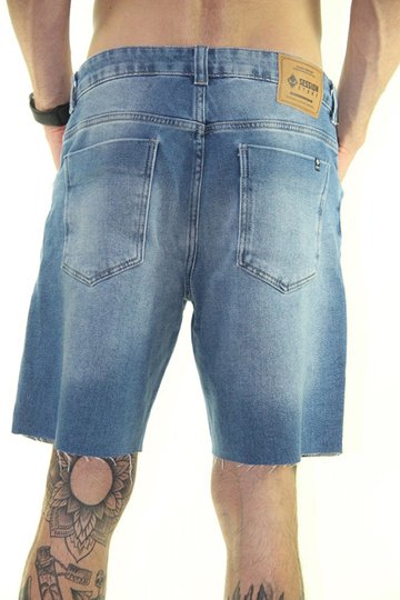 BERM PAS SESSION JEANS CLASSIC TORN  AZUL MEDIO