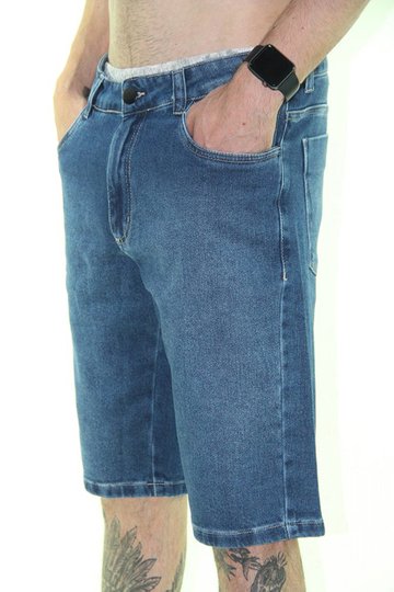 BERM PAS SESSION JEANS MOLETINHO AZUL ESCURO