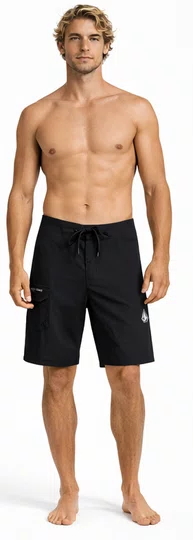 Bermuda Banho Volcom Lido Solid - Preto