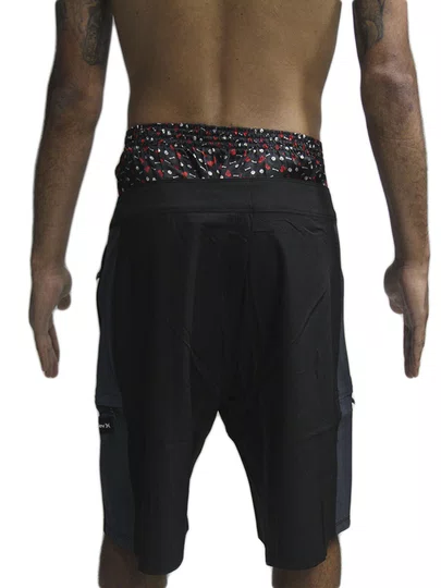 Bermuda De Banho Masculina Hurley Beachside - Preto/Chumbo