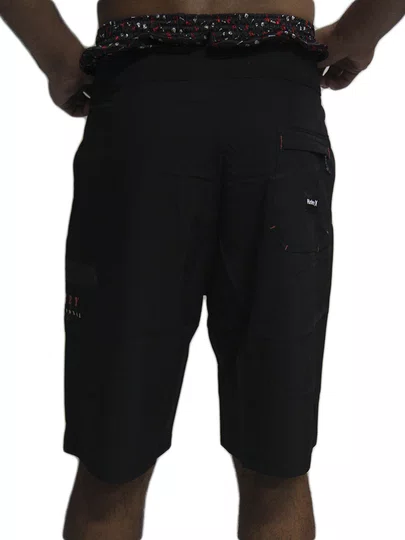 Bermuda De Banho Masculina Hurley Internacional - Preto/Vermelho