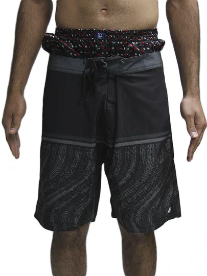 Bermuda De Banho Masculina Surfly Hibrida Sublimada - Multicores
