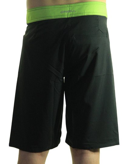 Bermuda De Banho Oneill Subli - Preto/Verde Agua