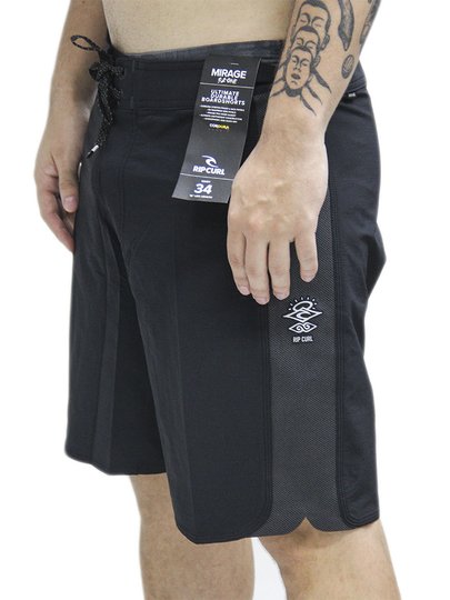 Bermuda De Banho Rip Curl Mirage 3/2 Ultim - Preto