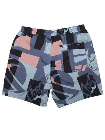 Bermuda De Elastico Lost Icons - Azul