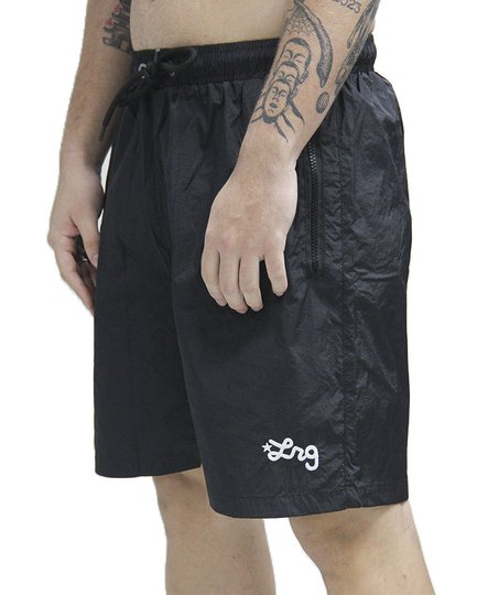 Bermuda De Elastico LRG Western Cursive - Preto