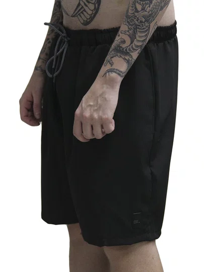 Bermuda De Elástico Masculina Big Freesurf Classic - Preto