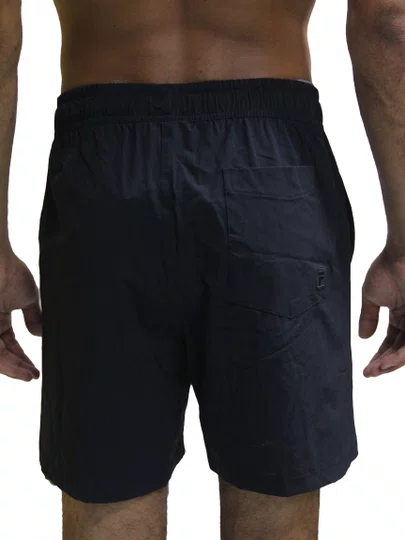 Bermuda De Elástico Masculina Fila Comfort Light - Preto
