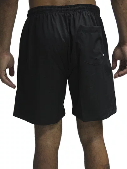 Bermuda De Elástico Masculina Grizzly OG Stamp - Preto