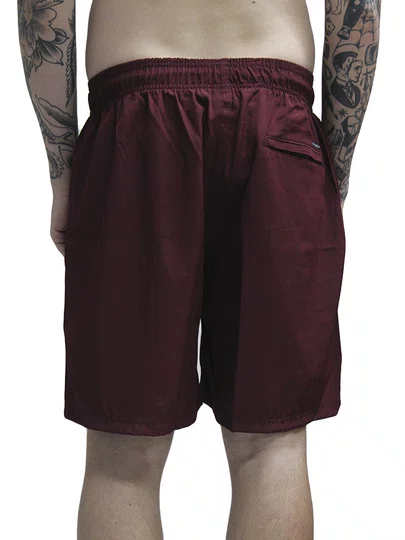 Bermuda De Elástico Masculina HB Básico Long - Bordo