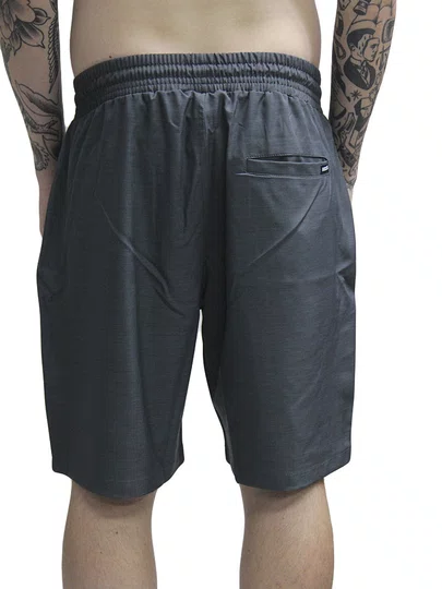 Bermuda De Elástico Masculina Hocks Jog - Grafite