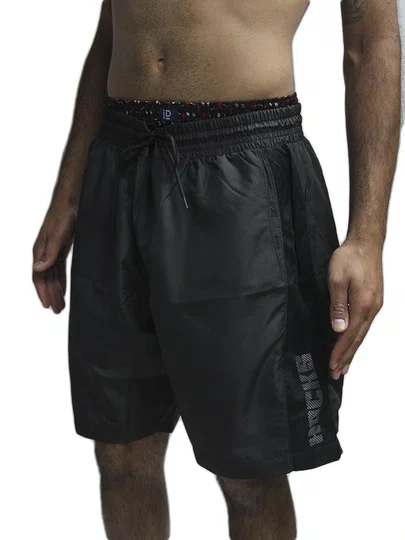 Bermuda De Elástico Masculina Hocks Tela - Preto