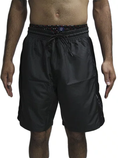 Bermuda De Elástico Masculina Hocks Tela - Preto