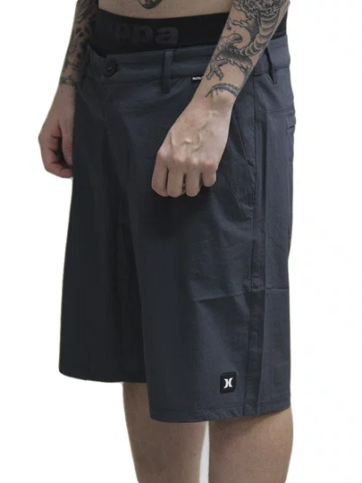 Bermuda De Elástico Masculina Hurley Walk Ripstop - Marinho