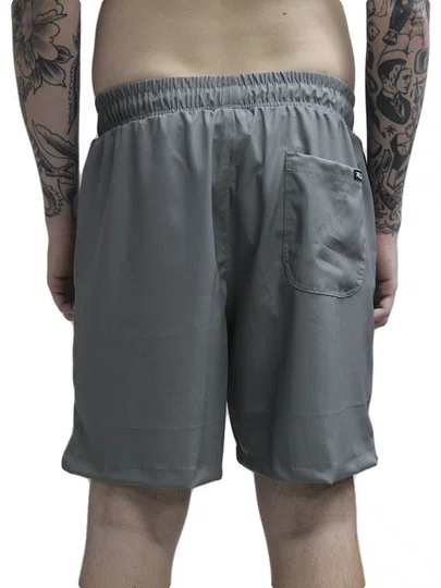 Bermuda De Elástico Masculina Lrg 47 - Cinza