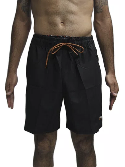 Bermuda De Elástico Masculina Rusty Color Box - Preto