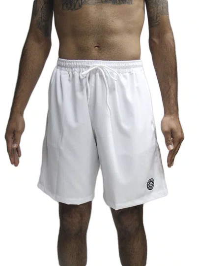 Bermuda De Elástico Masculina Session Skateboard Logo - Branco
