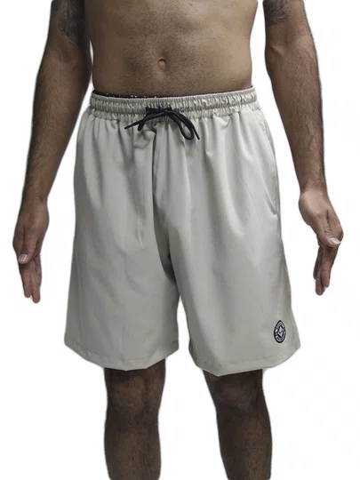 Bermuda De Elástico Masculina Session Skateboard Logo - Khaki