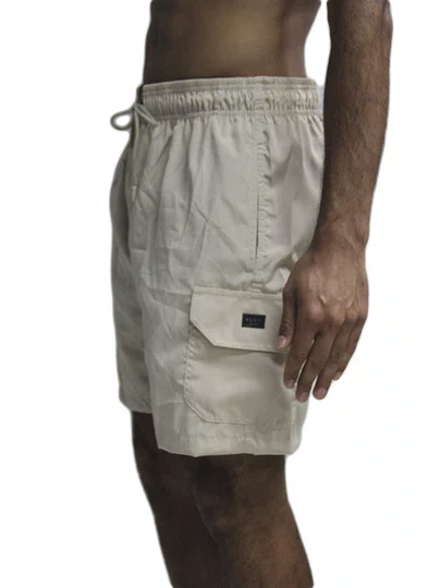 Bermuda De Elástico Masculina VLCS Volley - Bege