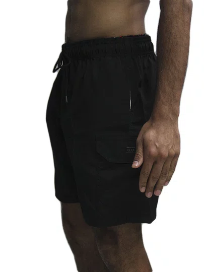 Bermuda De Elástico Masculina VLCS Volley - Preto