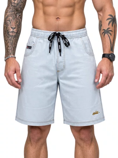 Bermuda De Elástico Masculina Wats Jeans Tag - Jeans