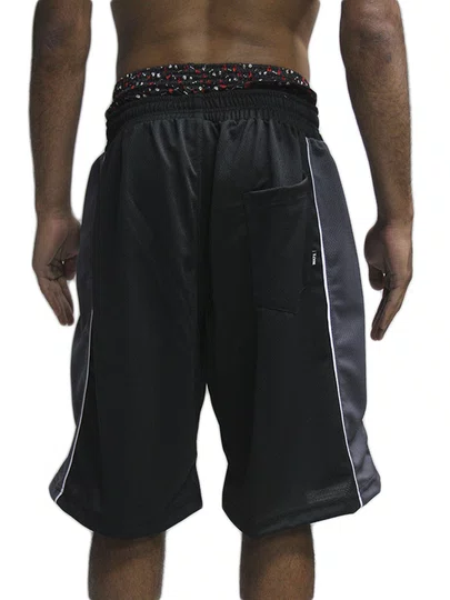 Bermuda De Elástico Masculina Wats Vies - Preto/Chumbo