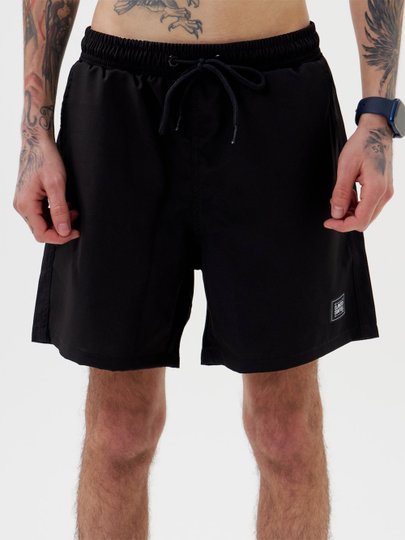 Bermuda De Elastico Santo Swell Classic - Preto