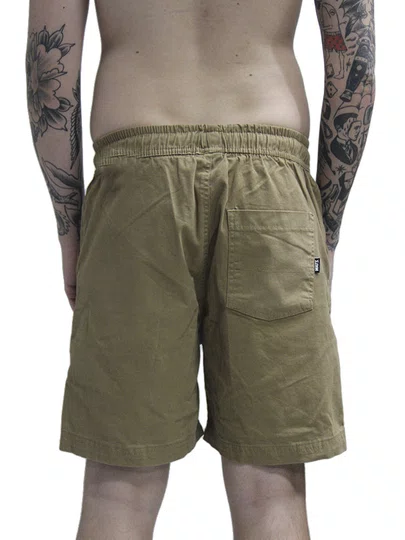 Bermuda De Elástico Wats Sarja - Khaki
