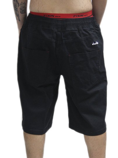 Bermuda De Passeio Chocolate Twill Jogger - Preto