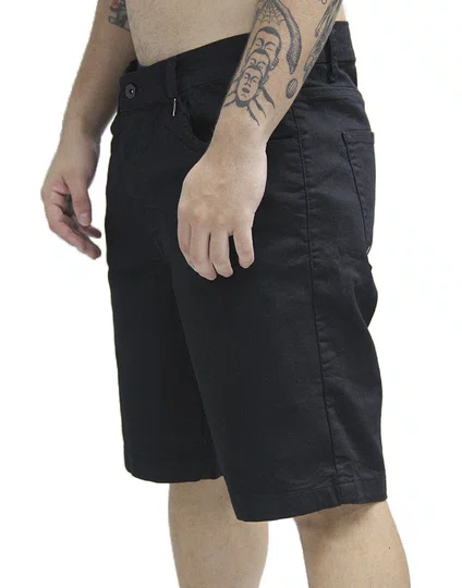 Bermuda De Passeio Element Jeans - Preto