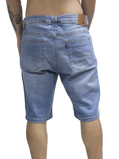 Bermuda De Passeio Jeans Rusty Ocean - Azul
