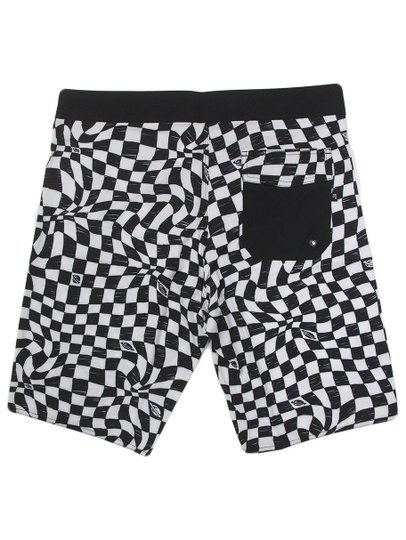 Bermuda De Passeio Lost Waves Gride - Preto