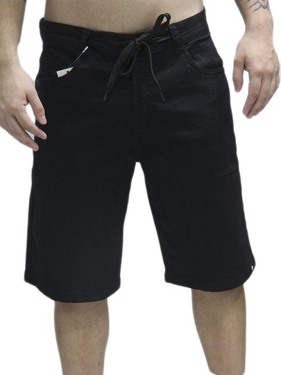 Bermuda De Passeio LRG Jeans 47 Denin - Preto