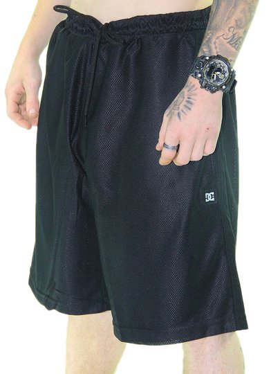 Bermuda de Passeio Masculina DC Basket Mesh - Preto