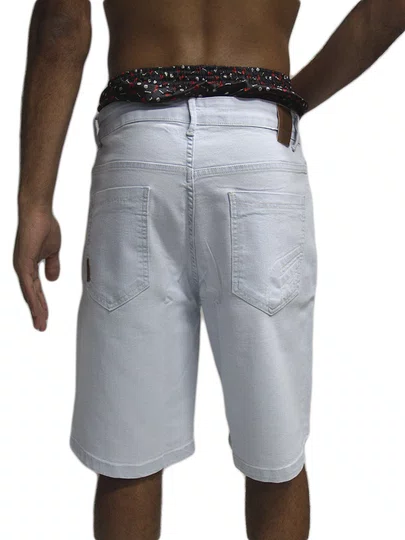 Bermuda De Passeio Masculina Freesurf Jeans Peak - Azul Claro