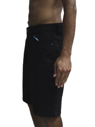Bermuda De Passeio Masculina Freesurf Jeans Walk - Preto