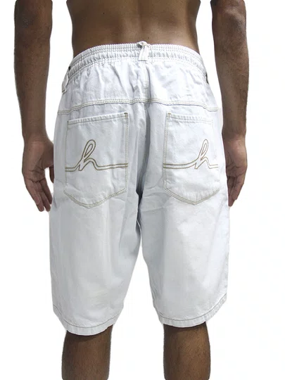 Bermuda De Passeio Masculina Hocks Jeans Jogger - Jeans Claro 